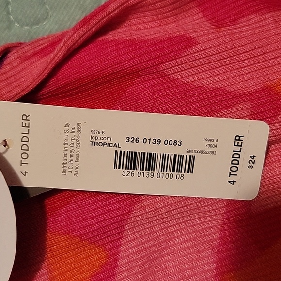 NWT: peyton & parker Toddler Girls Tropical Pajama Set - Picture 13 of 13